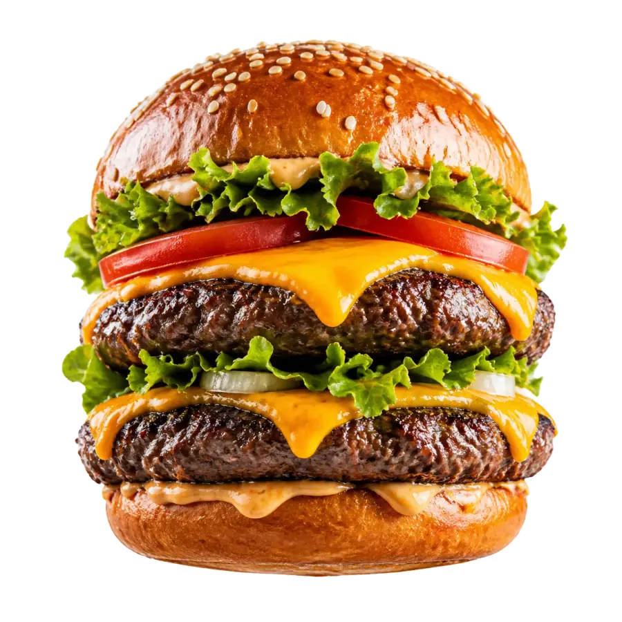 Twin's Golden Cafe signature burger